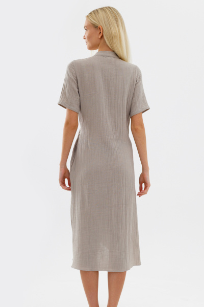 Платье с рюшей «Овсяная каша»