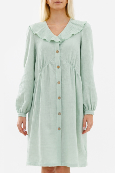 Платье с подрезом «Травяной чай»