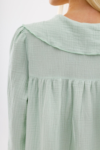 Платье с подрезом «Травяной чай»