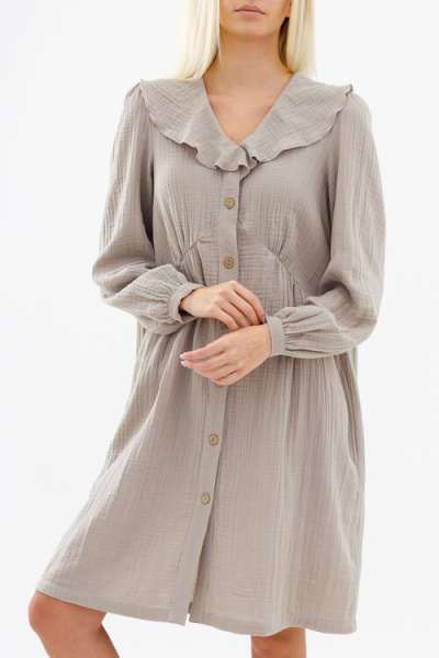 Платье с подрезом «Овсяная каша»