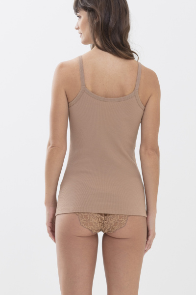 MEY (Organic cotton) Топ с кружевом «Chai tea»