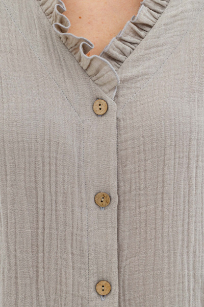 Рубашка с рюшей «Овсяная каша»