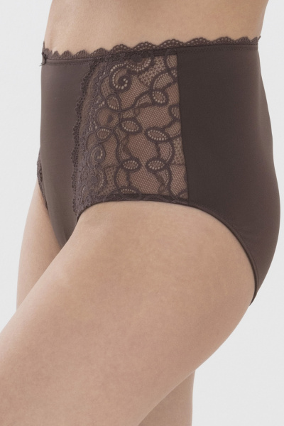 MEY (Amorous) Трусы с высокой талией «Liquorice brown»