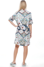 Платье-рубашка «Lovely begonia»