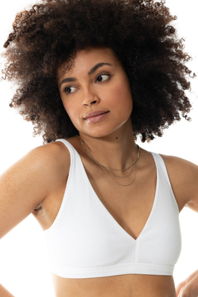 MEY (Organic cotton) Бюстгальтер без косточек «White»