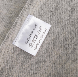 Плед 100% пух ягнёнка Carol Grey