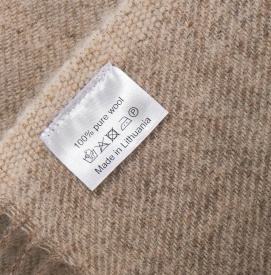 Плед 100% пух ягнёнка Carol Beige