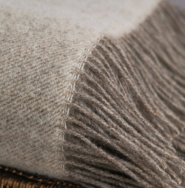 Плед 100% пух ягнёнка Carol Beige