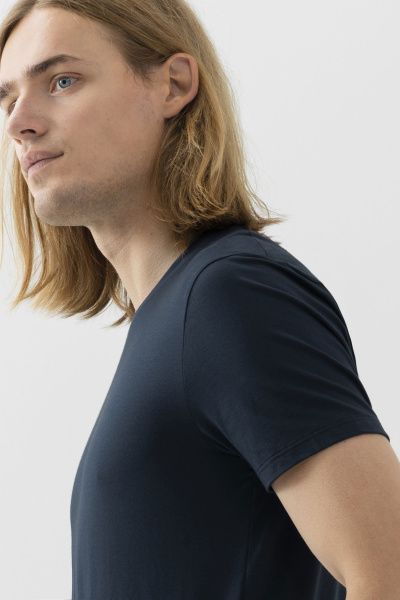 MEY (Dry Cotton) Футболка с круглым вырезом «Yacht blue»