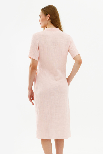 Платье с рюшей «Розовый налив»