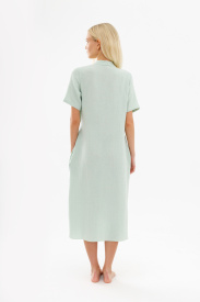 Платье с рюшей «Травяной чай»